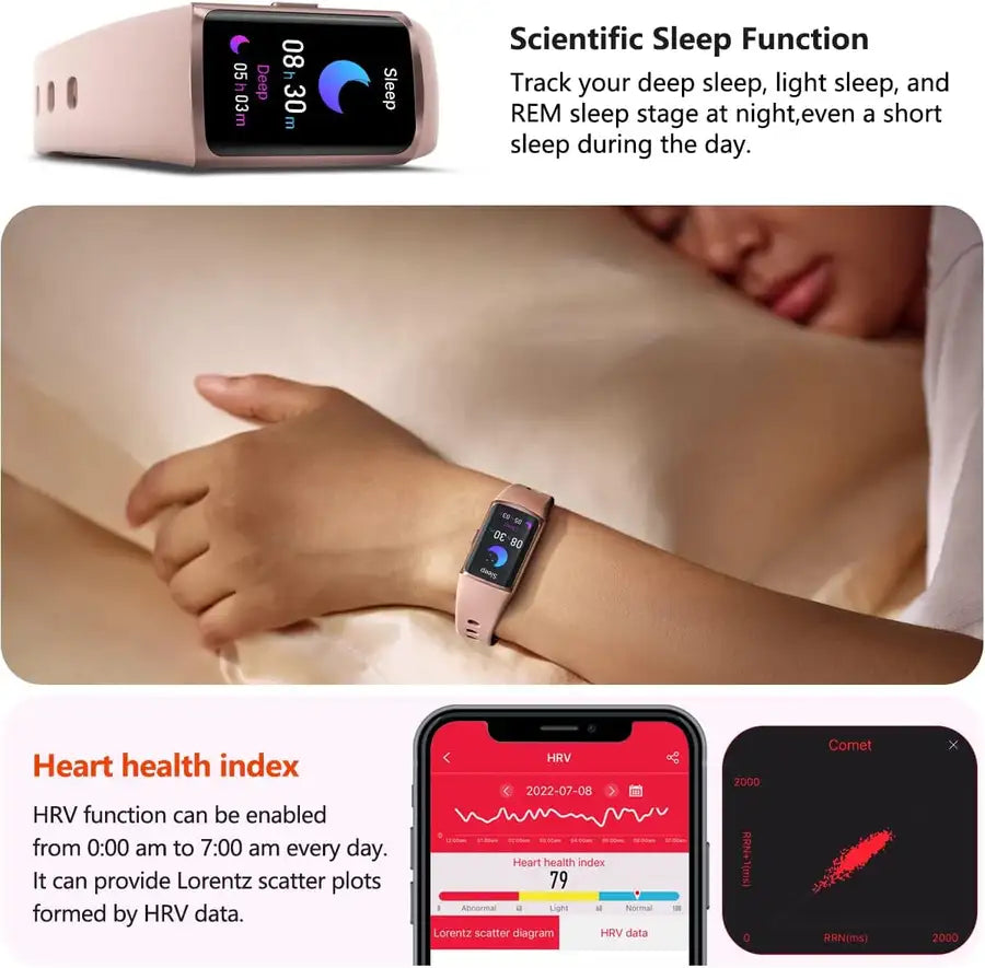 Women's Fitness Tracker with Blood Pressure and Heart Rate Monitor>Shop the best>Fitness Tracker from>MorePro> just-$67.57> Shop now and save at>Future Tech Wear