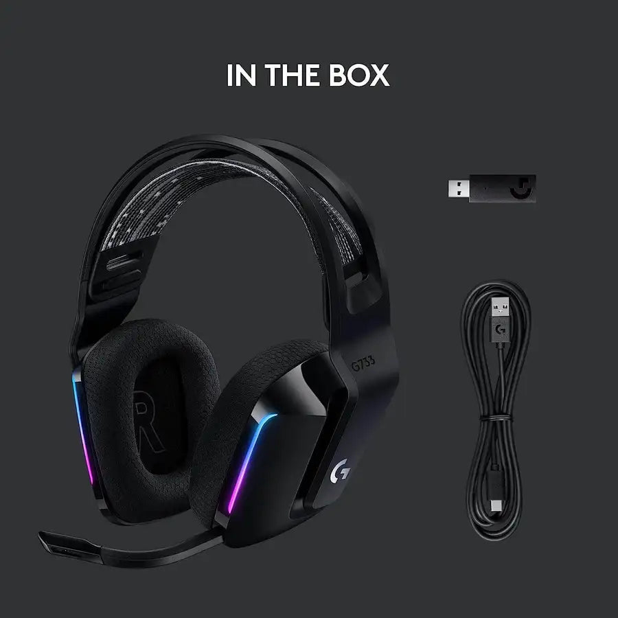 Logitech G733 Lightspeed Wireless Gaming Headset>Shop the best>Wireless Gaming Headsets from>Logitech> just-$189.42> Shop now and save at>Future Tech Wear