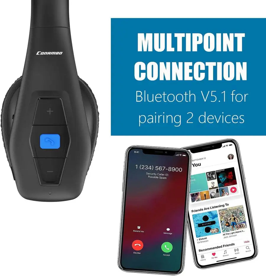 JBT100 Bluetooth headset with Noise Cancellation Technology>Shop the best>wireless Headset from>Conambo> just-$68.22> Shop now and save at>Future Tech Wear
