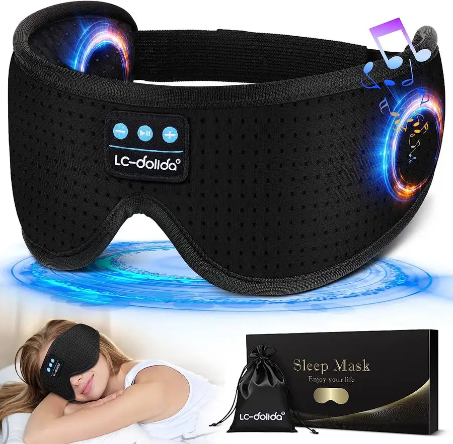 LC-dolida Sleep Headphones, White Noise Bluetooth Sleep Mask>Shop the best>Bluetooth Sleep Mask from>LC-dolida> just-$40.37> Shop now and save at>Future Tech Wear